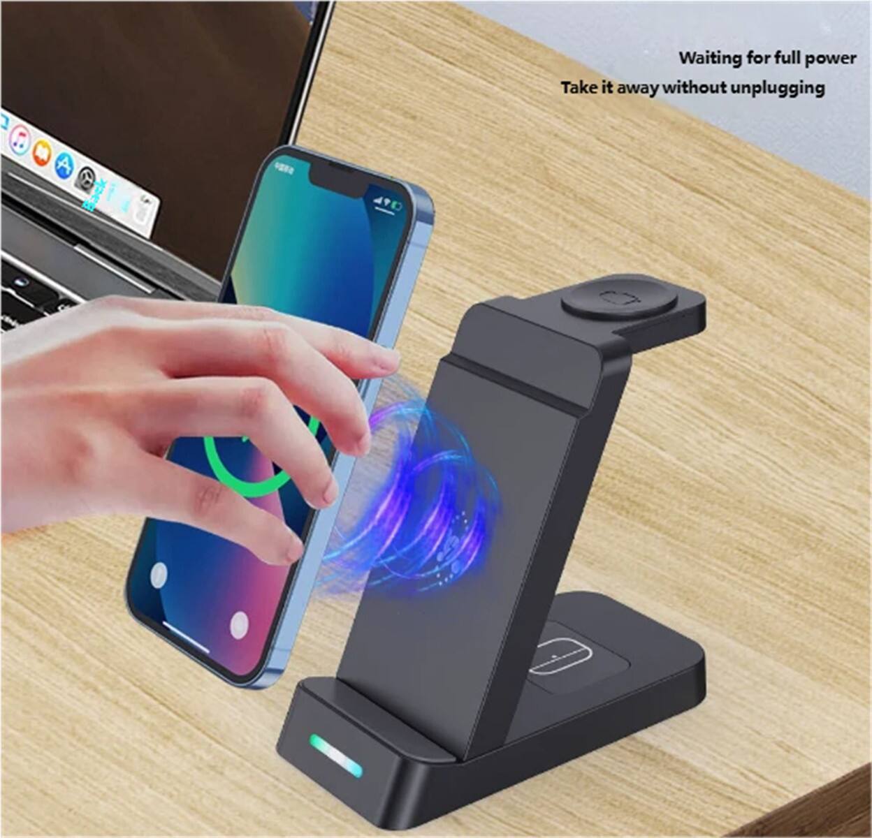 Waiting for full power  
Take it away without unplugging