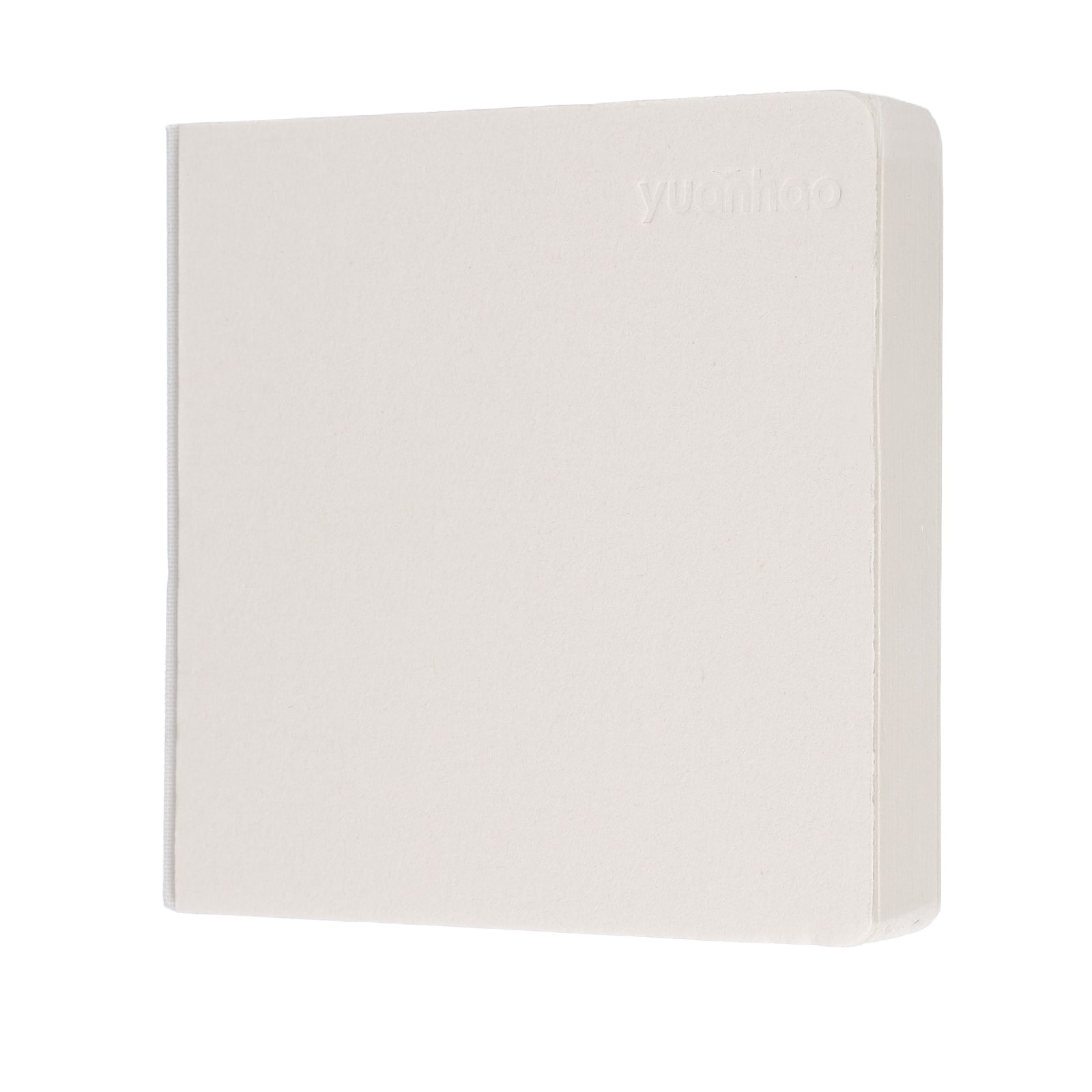 Unique Bargains - 5x5 Inch Hardcover Pocket Watercolor Sketchbook, 58/116pg 230GSM Blank Travel Journal for Drawing & Painting - White