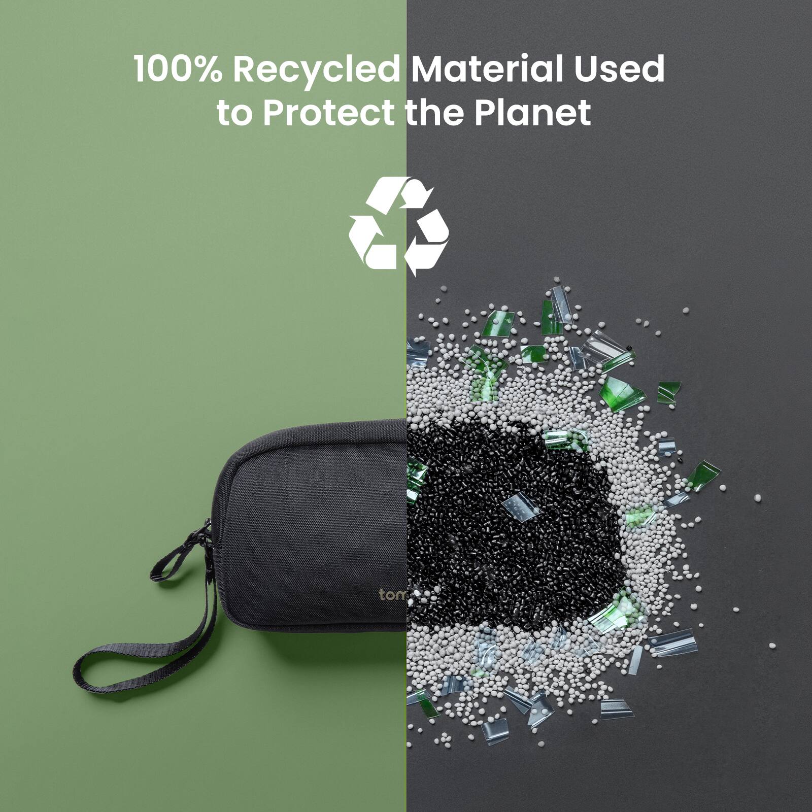 100% Recycled Material Used to Protect the Planet.