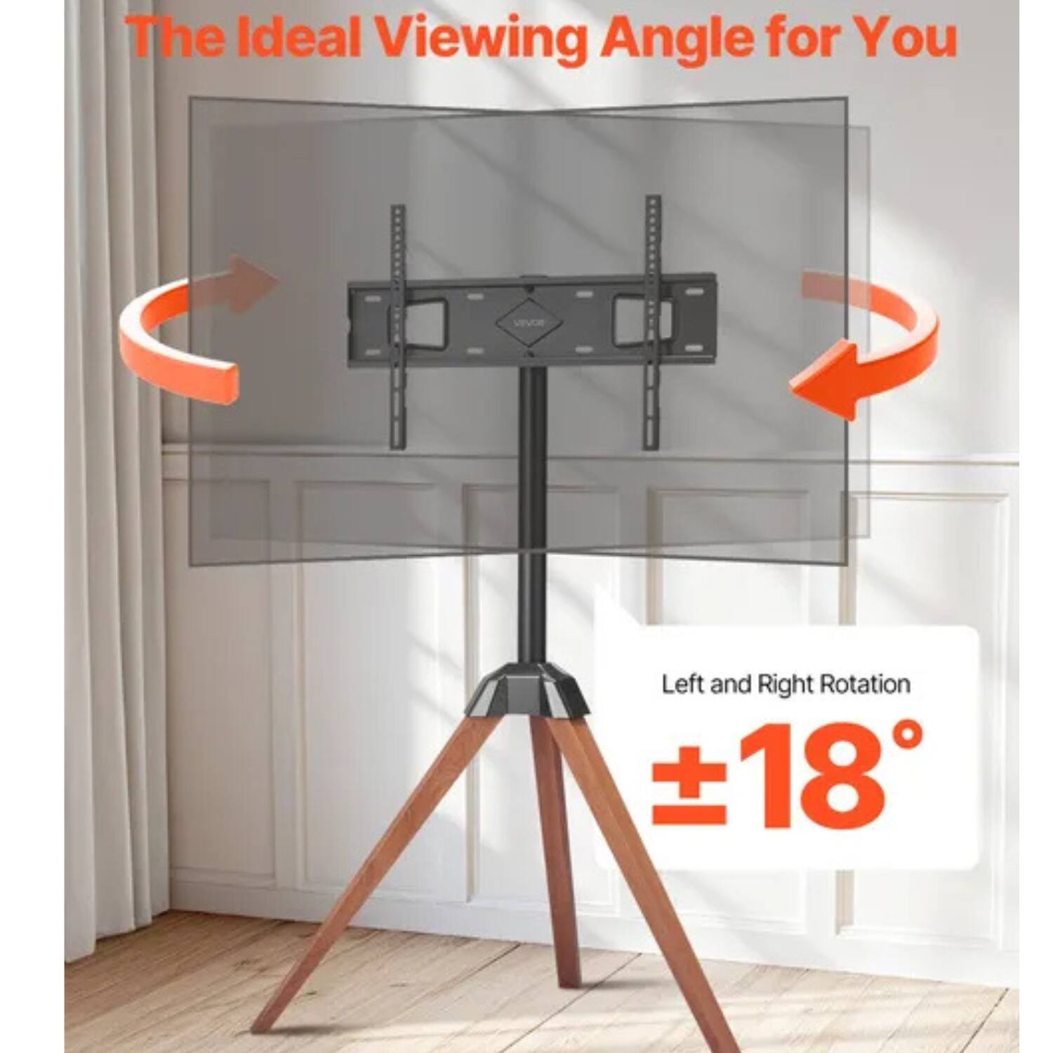 The Ideal Viewing Angle for You

Left and Right Rotation ±18°