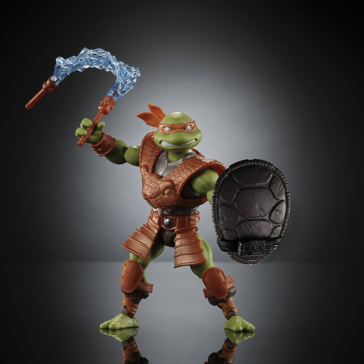 Alt View 4. Mattel - Mattel Collectible - Masters of the Universe Turtles of Grayskull Michelangelo (He-Man, MOTU, TMNT)  - COLLECTIBLES - Multicolor.