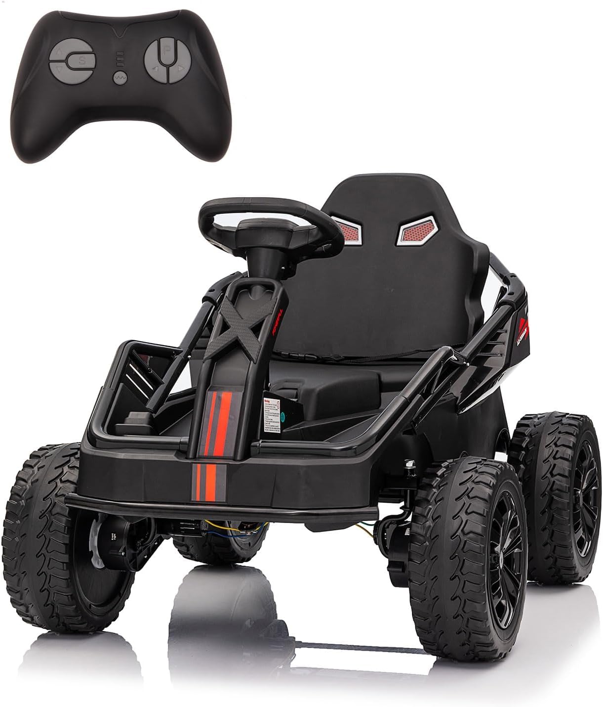 Electrodes Masters - 24V Kids Power 4 Wheels,200W 4x4 Ride On Toy for Big Kids,Electric Go Kart,Adjustable 16in Seat, 4 Shock Absorbers price history on PriceWatchPro