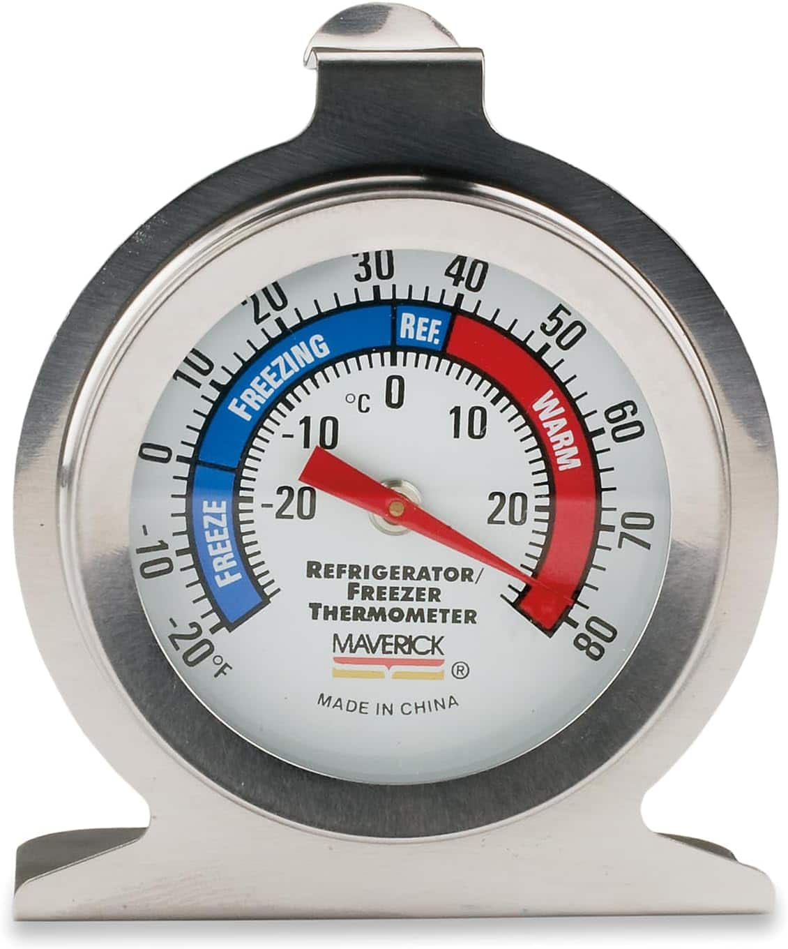 Maverick - Refrigerator/Freezer Thermometer - Silver