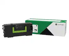 Front. Lexmark - High Yield Toner Cartridge, Prints Up to 15,000 Pages - Black.