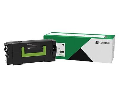 Front. Lexmark - High Yield Toner Cartridge, Prints Up to 15,000 Pages - Black.