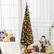 Alt View 1. Homcom - Pencil Christmas Tree - Black.