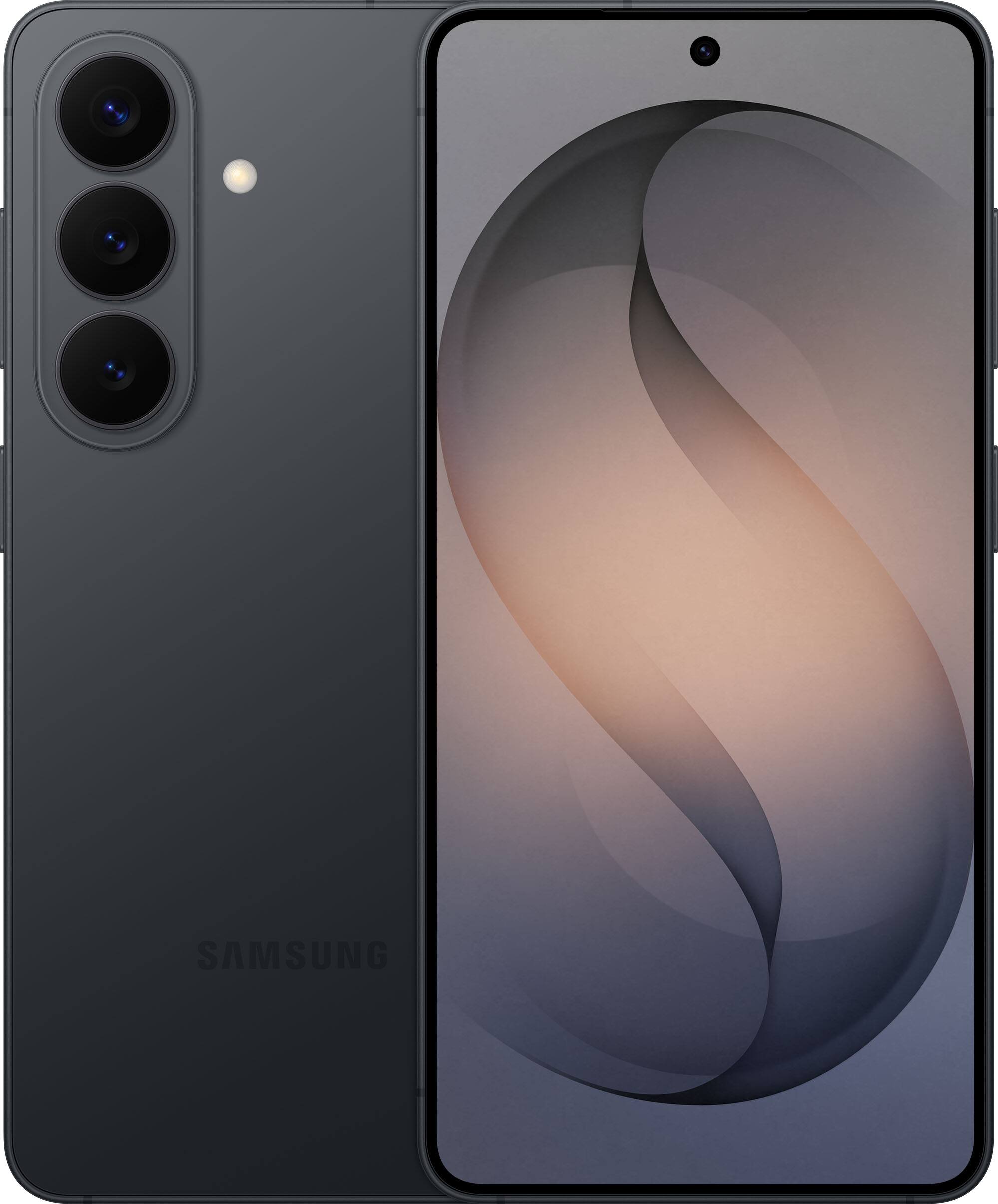 Front. Samsung - Galaxy S26 512GB - Black.