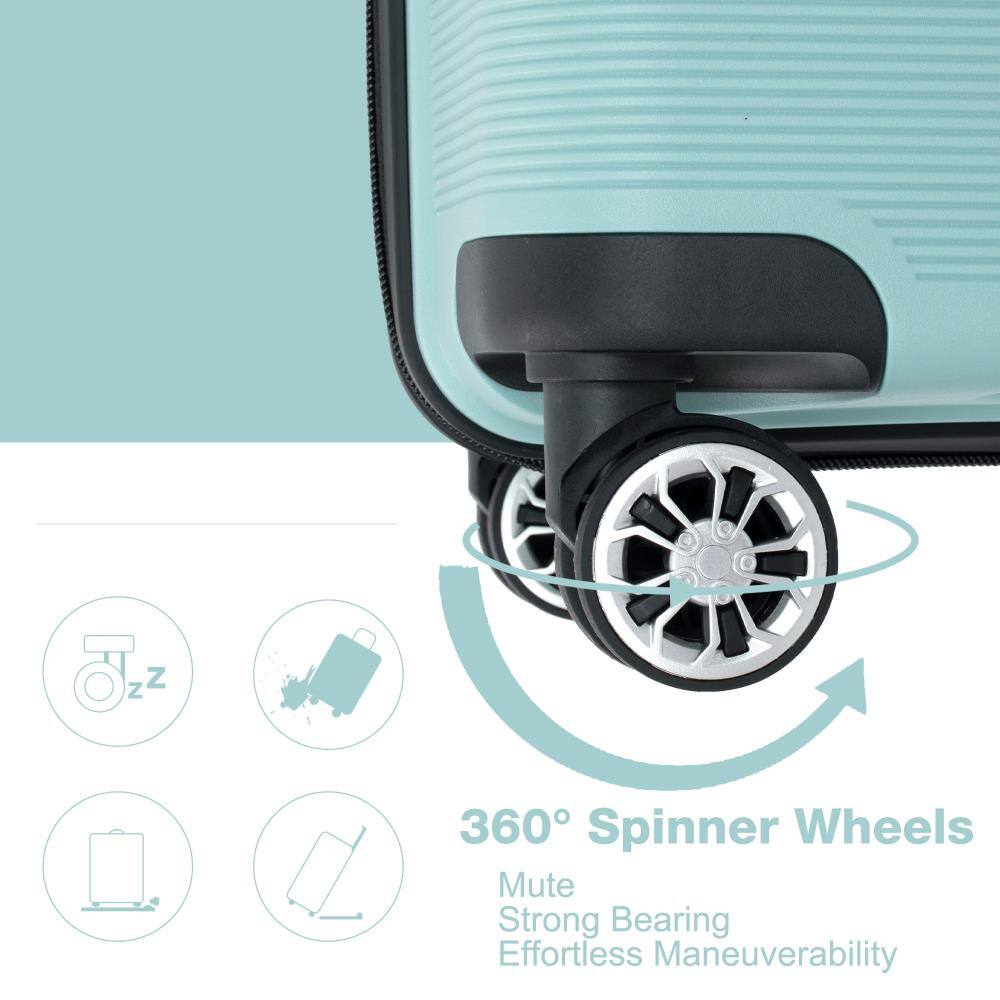 360° Spinner Wheels  
Mute  
Strong Bearing  
Effortless Maneuverability