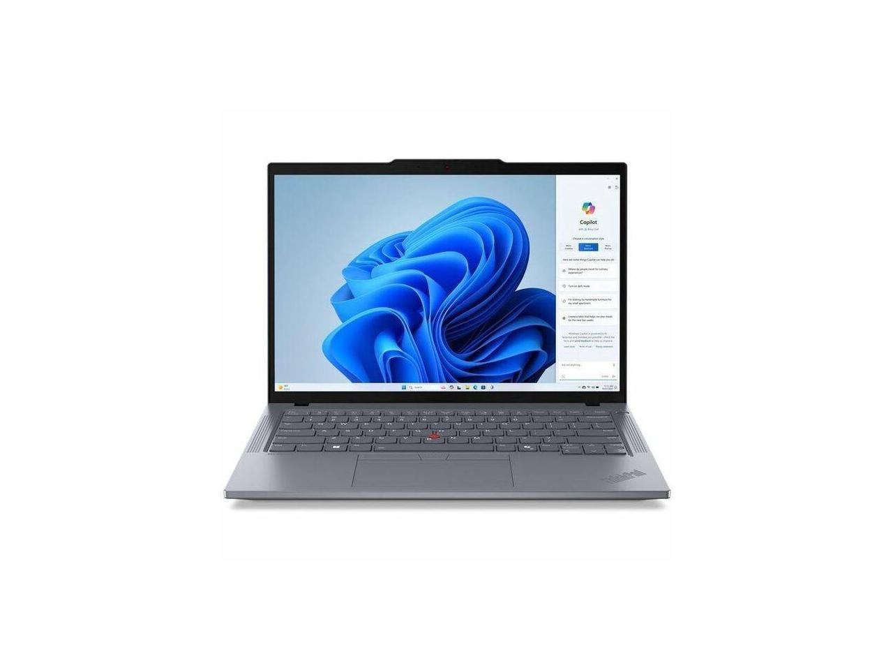 Front. Lenovo - Lenovo ThinkPad T14 21ML0089US 14" Laptop U7 155U 16GB 512GB SSD W11P - Gray.