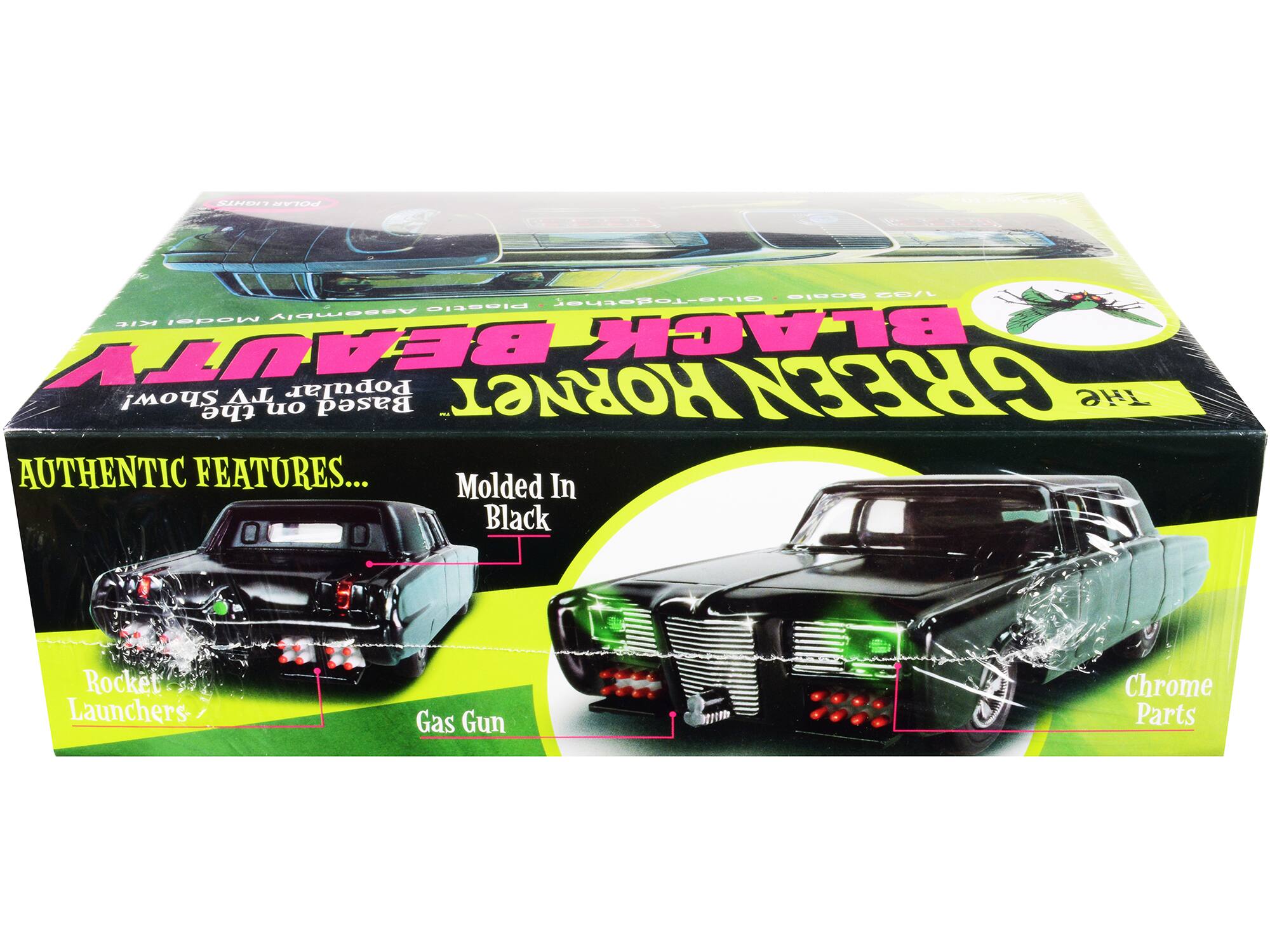 210211 POLAR te Baale 25/L Plastle Glus-Together Madei Assembly  
BEAUTY BLACK Show! the TV on Popular Based HORNET GREEN THE AUTHENTIC FEATURES...  
Molded In Black Rocket Launchers- Gas Gun W Chrome Parts