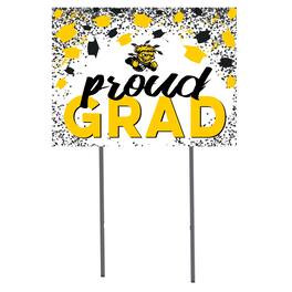Jardine - Wichita State Shockers 18'' x 24'' Grad Yard Sign - White