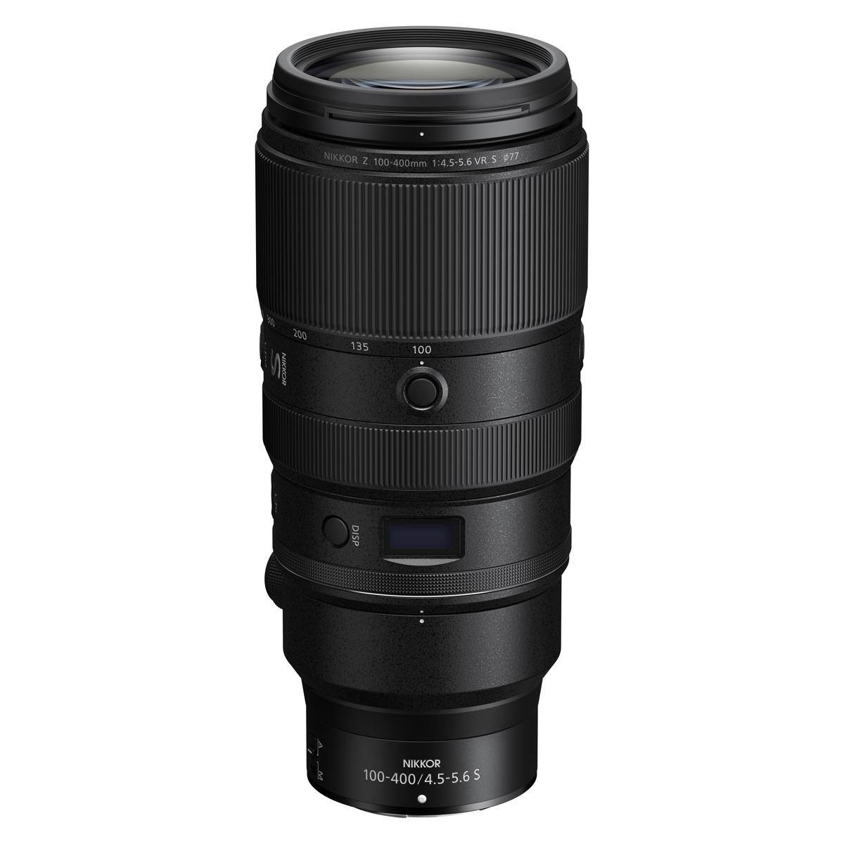 NIKKOR Z 100-400mm 1:4.5-5.6 VR S 77

200 NIKKOR

135

100

DISP

NIKKOR 100-400/4.5-5.6S