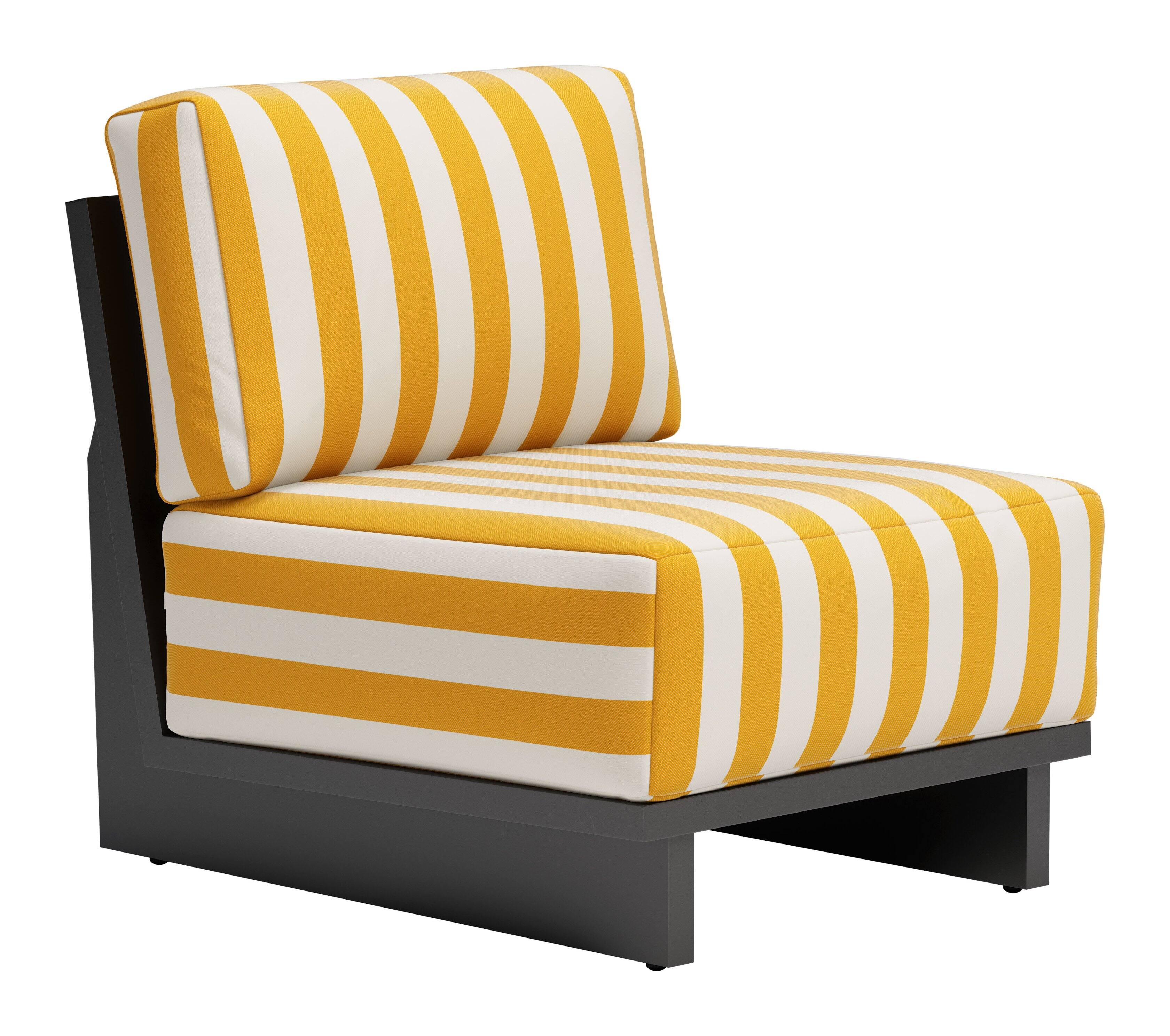Front. Hivvago - Shoreline Accent Chair Yellow - Yellow.
