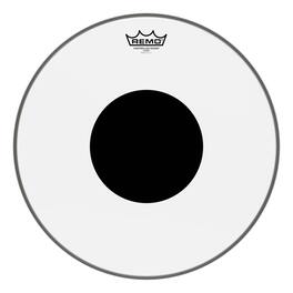 Remo - Controlled Sound® Clear Top Black Dot™ 16-Inch Drumhead with Focused Midrange Tone and Defined Attack