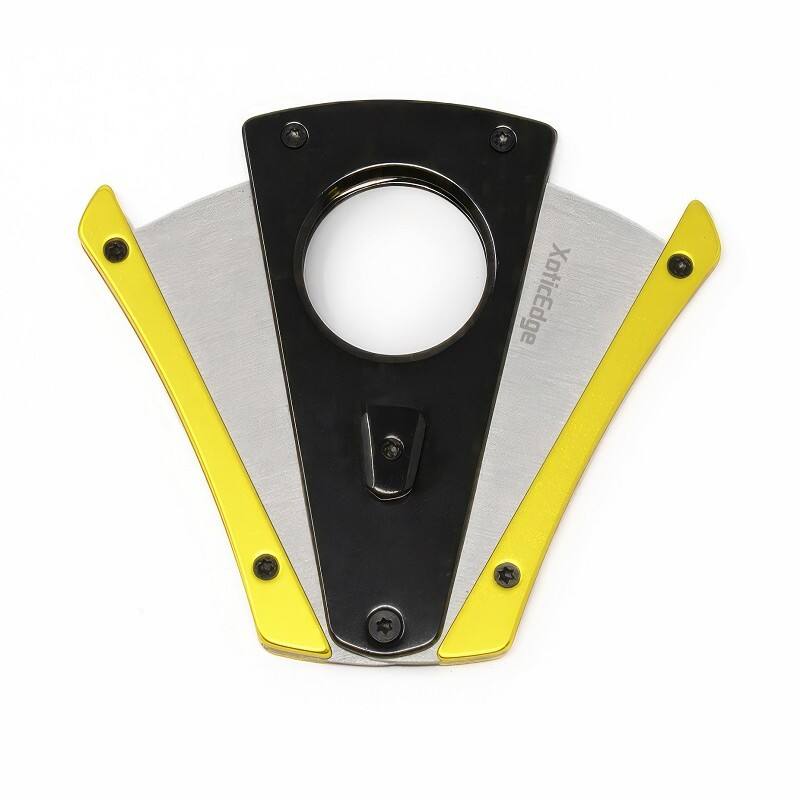 Left. Prestige - XoticEdge XhaleX (Yellow & Black) - Yellow & Black Finish.