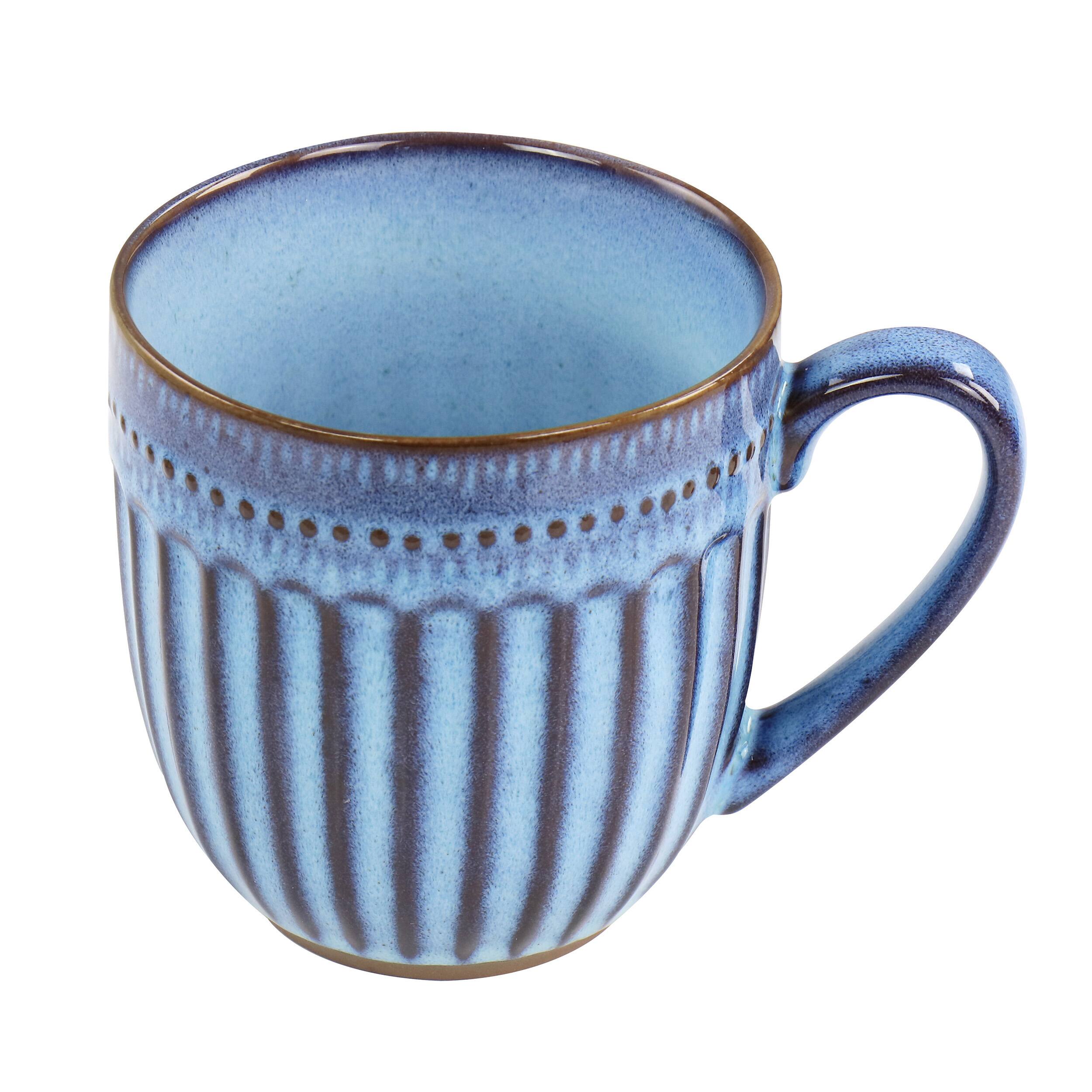 Alt View 5. Gibson - Gibson Elite Mendocino 16 Piece Stoneware Dinnerware Set in Blue - Blue.