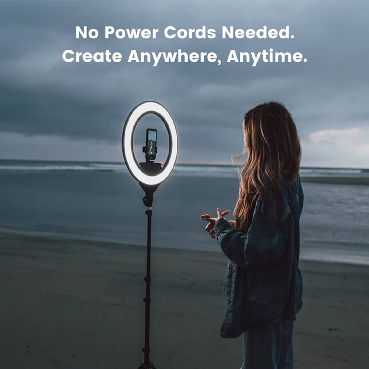 No Power Cords Needed.  
Create Anywhere, Anytime.