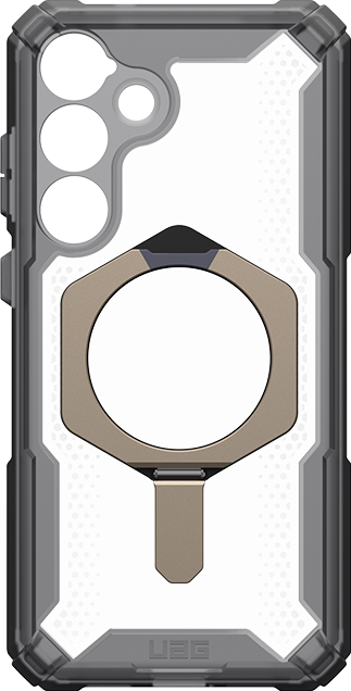 Front. UAG - UAG Samsung Galaxy S25 Plus Plasma XTE Rugged Case w/ Kickstand Ash/Titanium - Ash/Titanium.