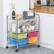 Alt View 3. Costway - 4 Drawer Rolling Storage Cart Scrapbook Paper Office School Organizer - Multicolor.
