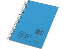 National Brand - 1-Subject Notebooks, 5" x 7.75", College Ruled, 80 Sheets - Blue