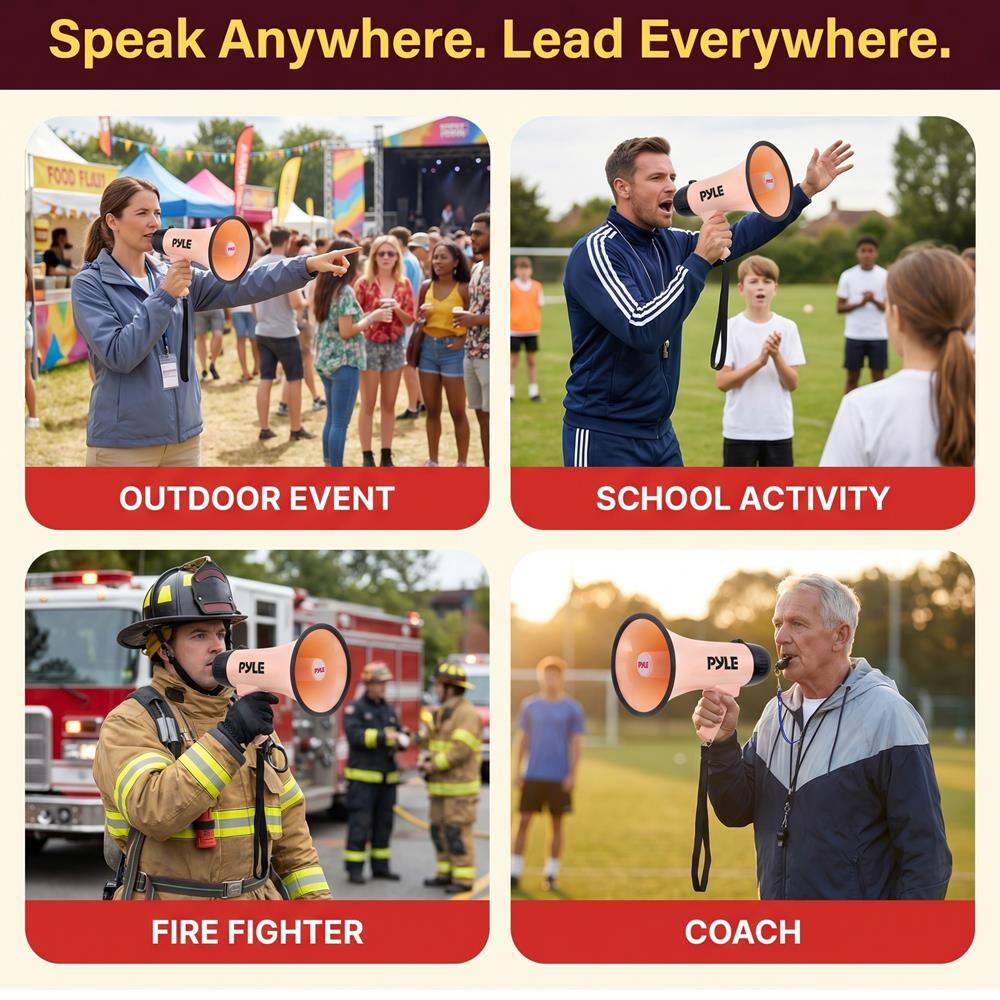 Speak Anywhere. Lead Everywhere.

FOOD FLAT PYLE OUTDOOR EVENT

SCHOOL ACTIVITY PYLE

FIRE FIGHTER PYLE

COACH