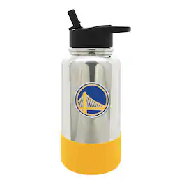 Great American Products - Golden State Warriors 32oz. Team Color Chrome Hydration Bottle - Multicolor