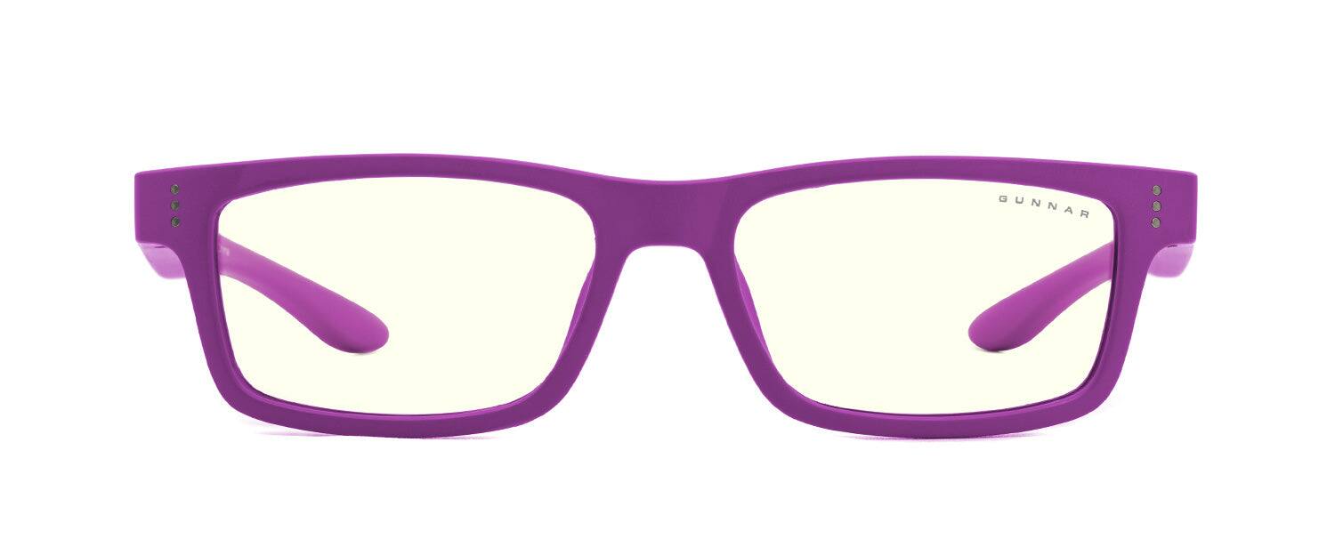 GUNNAR - Gaming Glasses - Cruz Kids Small, Clear Neutral Lens - Blue Light Blocking, Relieve Dry Eye - Magenta