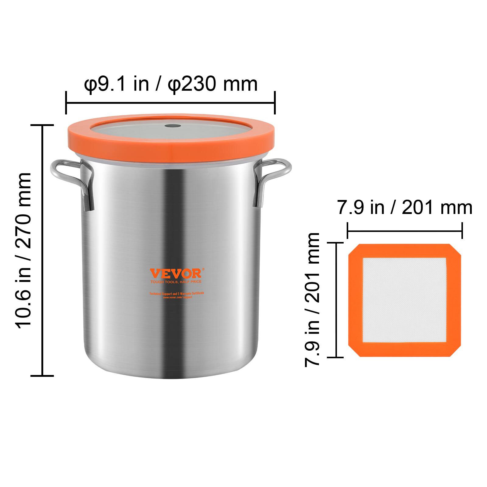 mm / 270 10.6 in / 270 10.6  
9.1 in / 230 mm  
VEVOR TOUGH TOOLS KA  
PRICE Total ppet. 1 E-Turanty Carboficate  
WWW.KORE.COM  
MENT  
7.9 in / 201 mm  
mm 1/2/2018 7.9 in 0