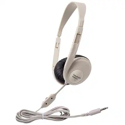 Front. Califone - Multimedia Stereo Headphones.