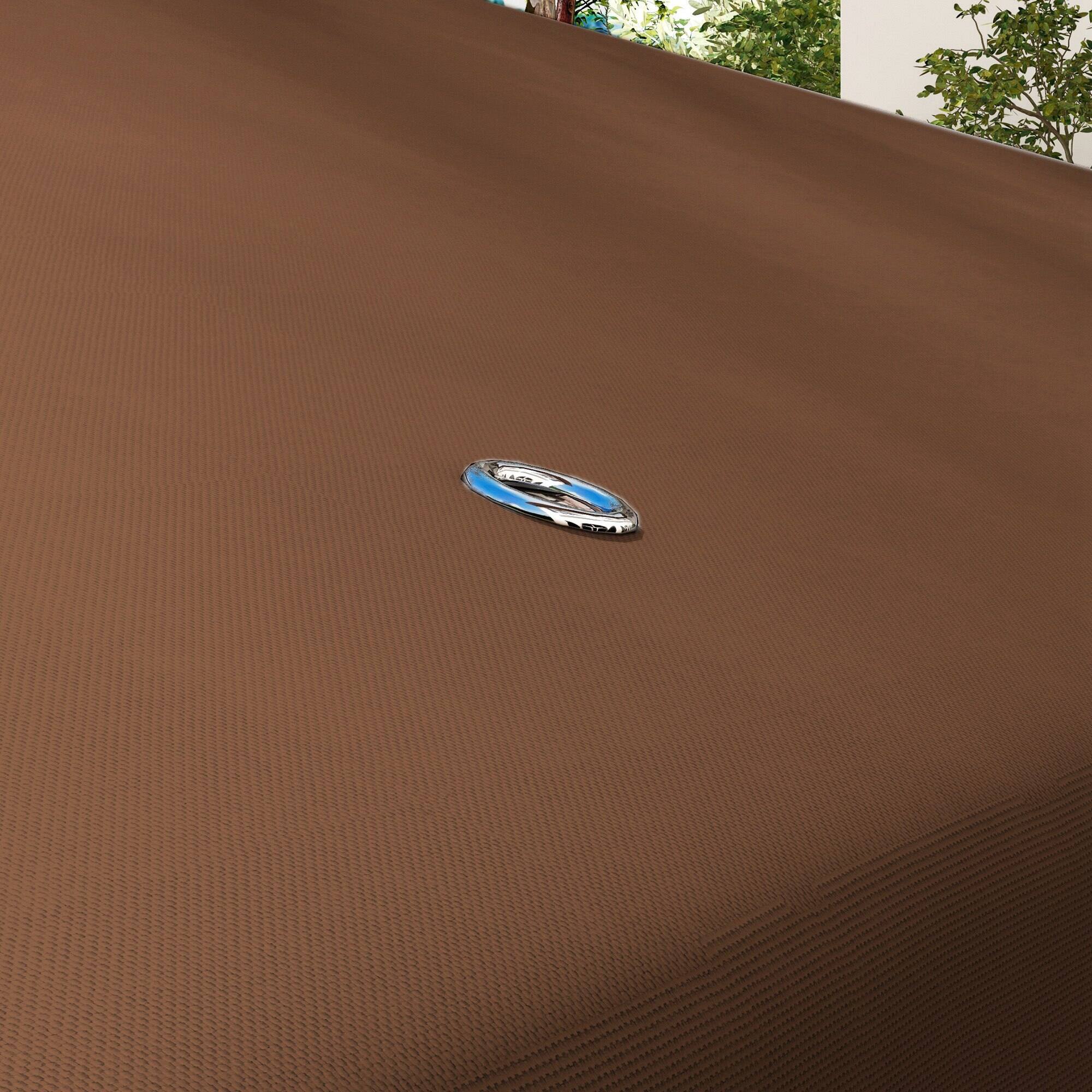 Alt View 7. Outsunny - 13' x 10' Gazebo Replacement Canopy, Gazebo Top Cover with Double Vented Roof for Garden Patio Outdoor (TOP ONLY) - Brown.