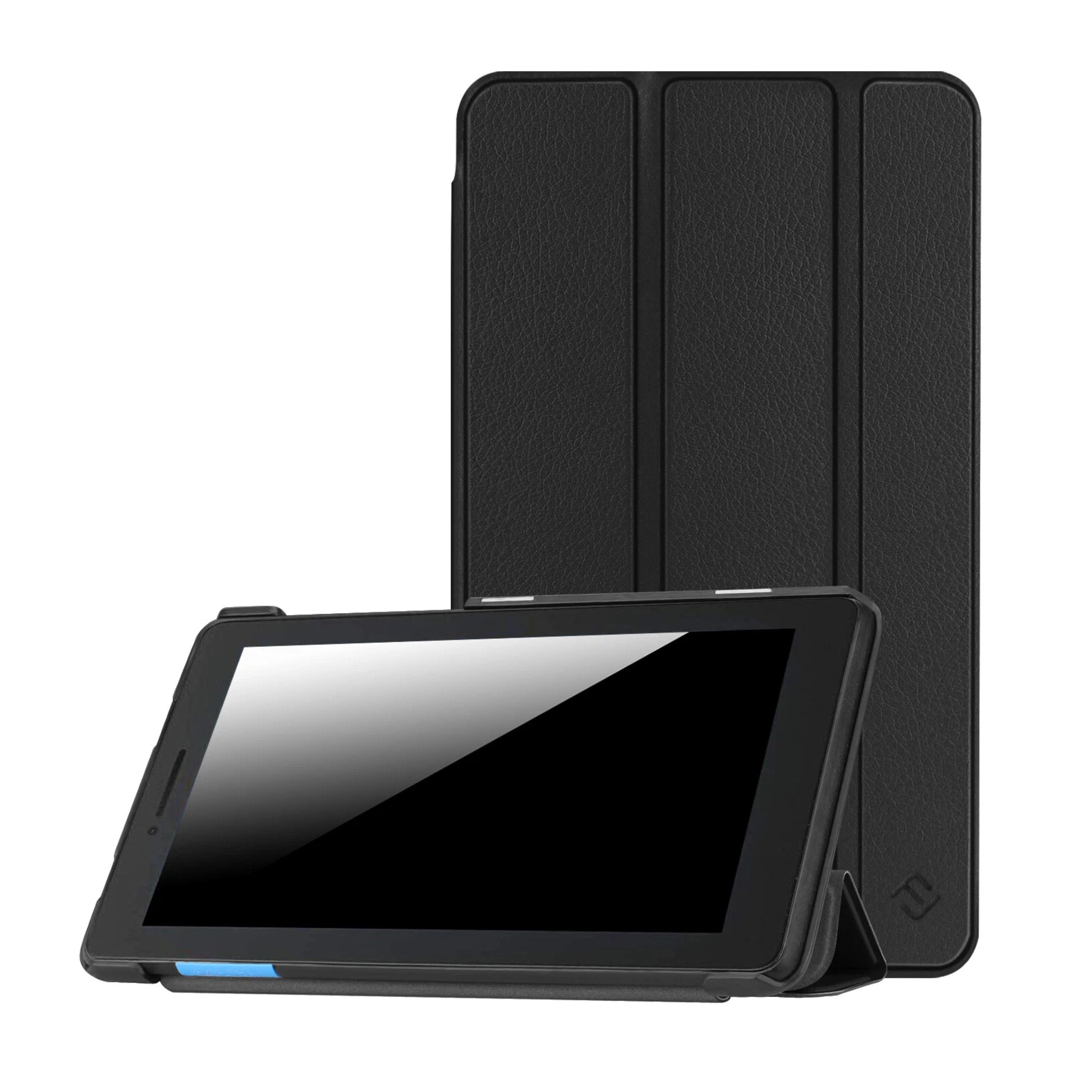 Kitcheniva - Folio Case For Lenovo Tab E7 TB-7104F (2018) - Black