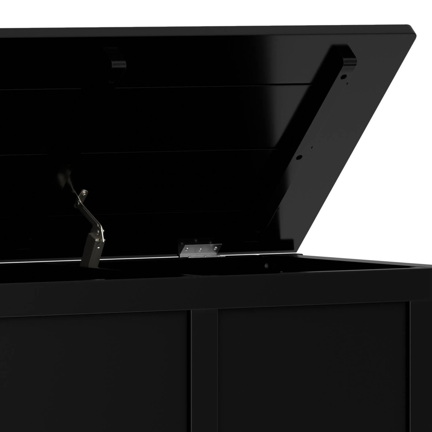 Alt View 6. Simpli Home - Simpli Home Brooklyn 51W Storage Bench Trunk - Black.