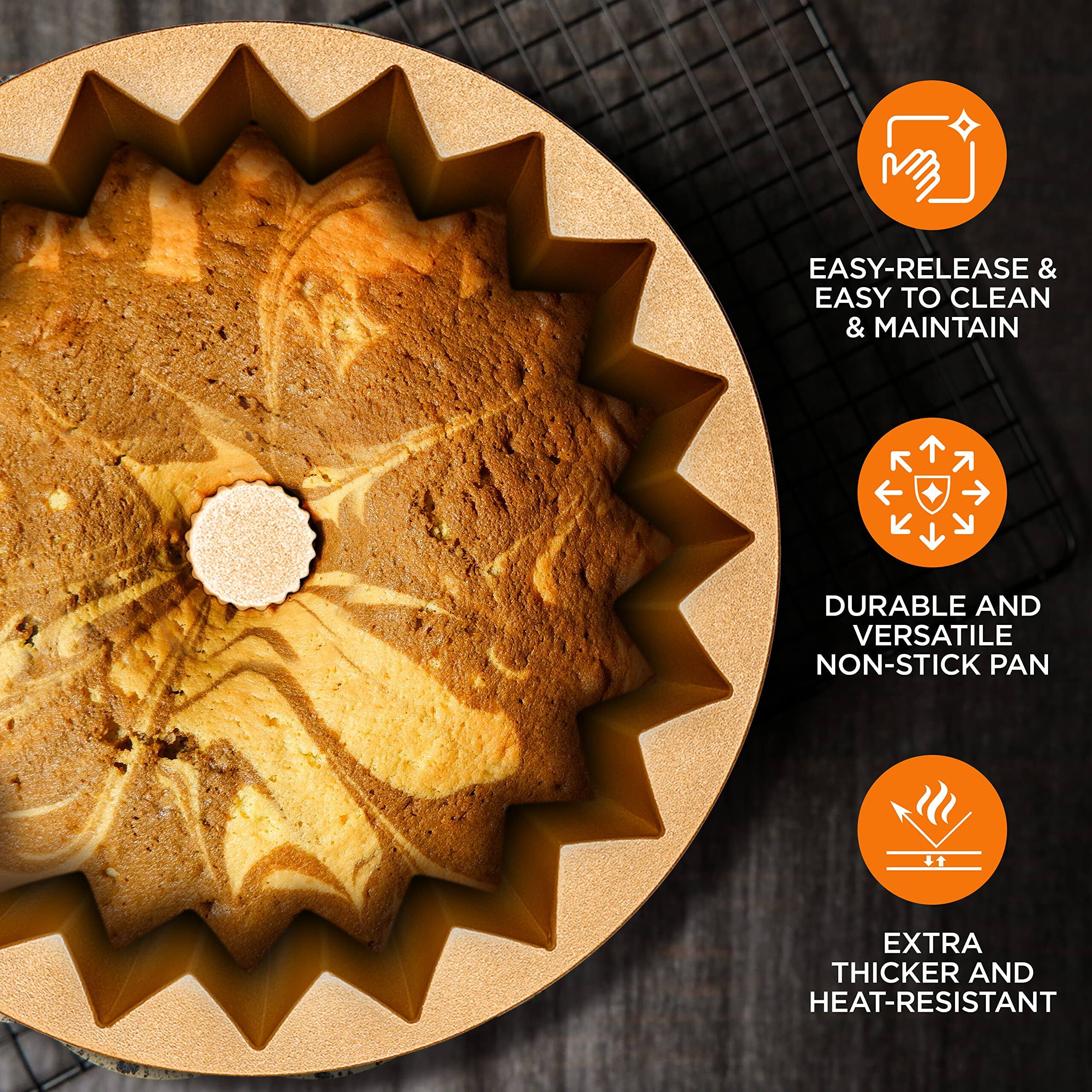 EASY-RELEASE & EASY TO CLEAN & MAINTAIN  
DURABLE AND VERSATILE NON-STICK PAN  
EXTRA THICKER AND HEAT-RESISTANT