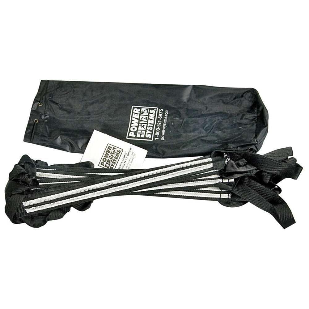 Power Systems - Agility Ladder – 15ft Indoor Speed Training Ladder for Footwork, Agility & Fitness - Black