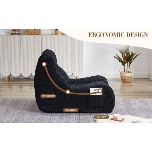 ERGONOMIC DESIGN  
- Neck support  
- Hip support  
- Leg support