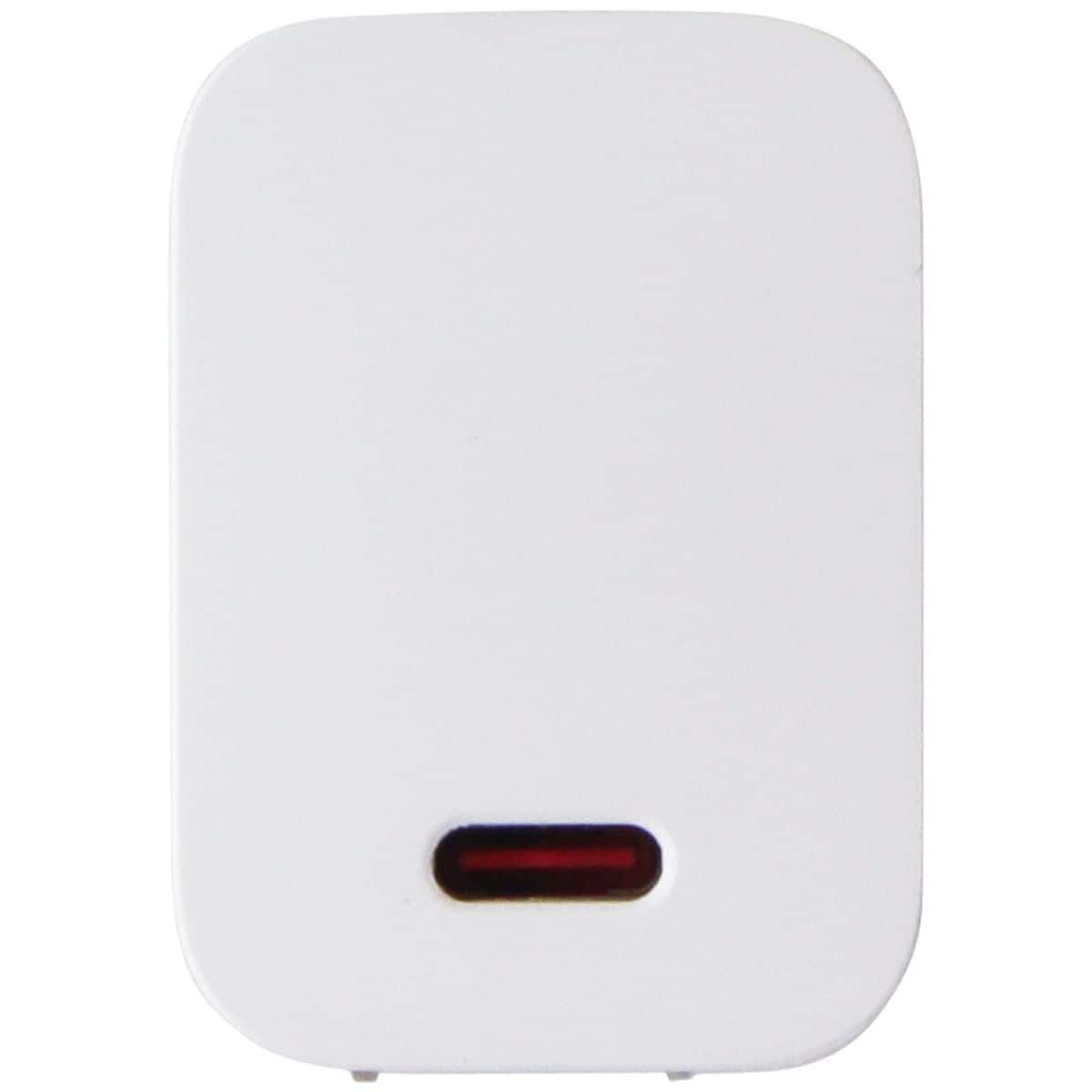 PureGear - LightSpeed 20W USB-C PD Wall Charger Travel Adapter - Compact Foldable Plug - White