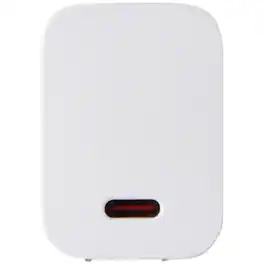 PureGear - LightSpeed 20W USB-C PD Wall Charger Travel Adapter - Compact Foldable Plug - White