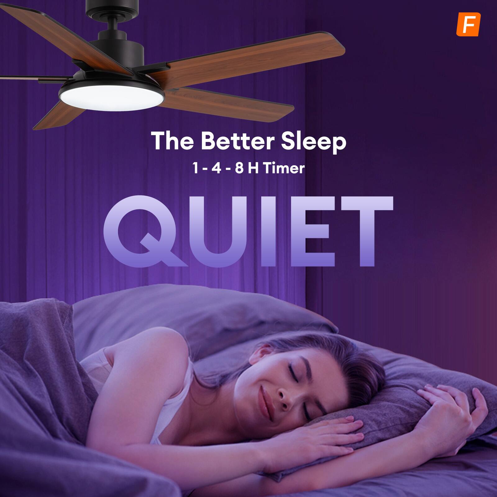 The Better Sleep  
1-4-8 H Timer  
QUIET
