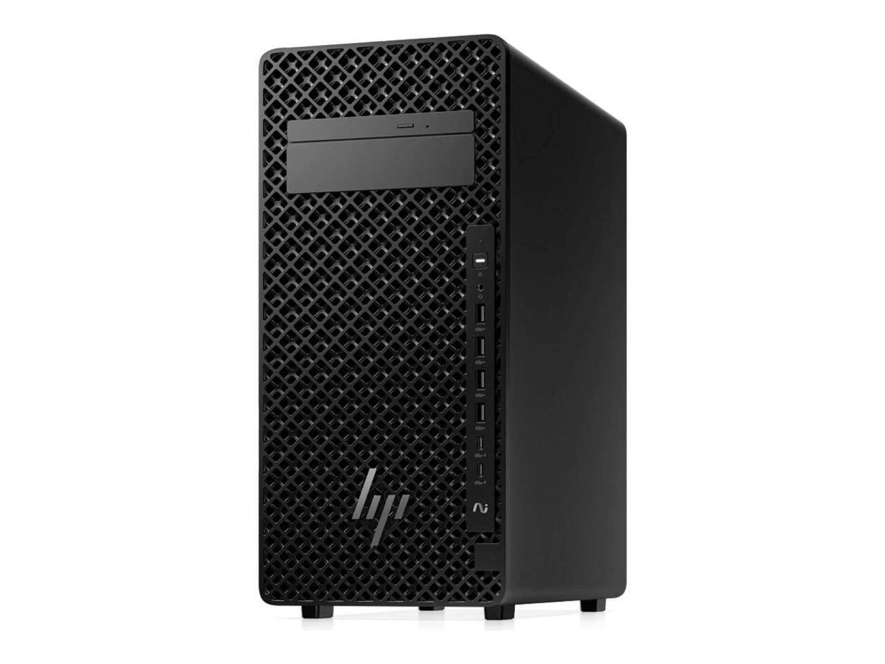 Alt View 8. HP - HP Z2 G1i Workstation - Intel Core Ultra 7 265, 32 GB, 1 TB SSD, NVIDIA RTX 4000, Windows 11 Pro - Black.