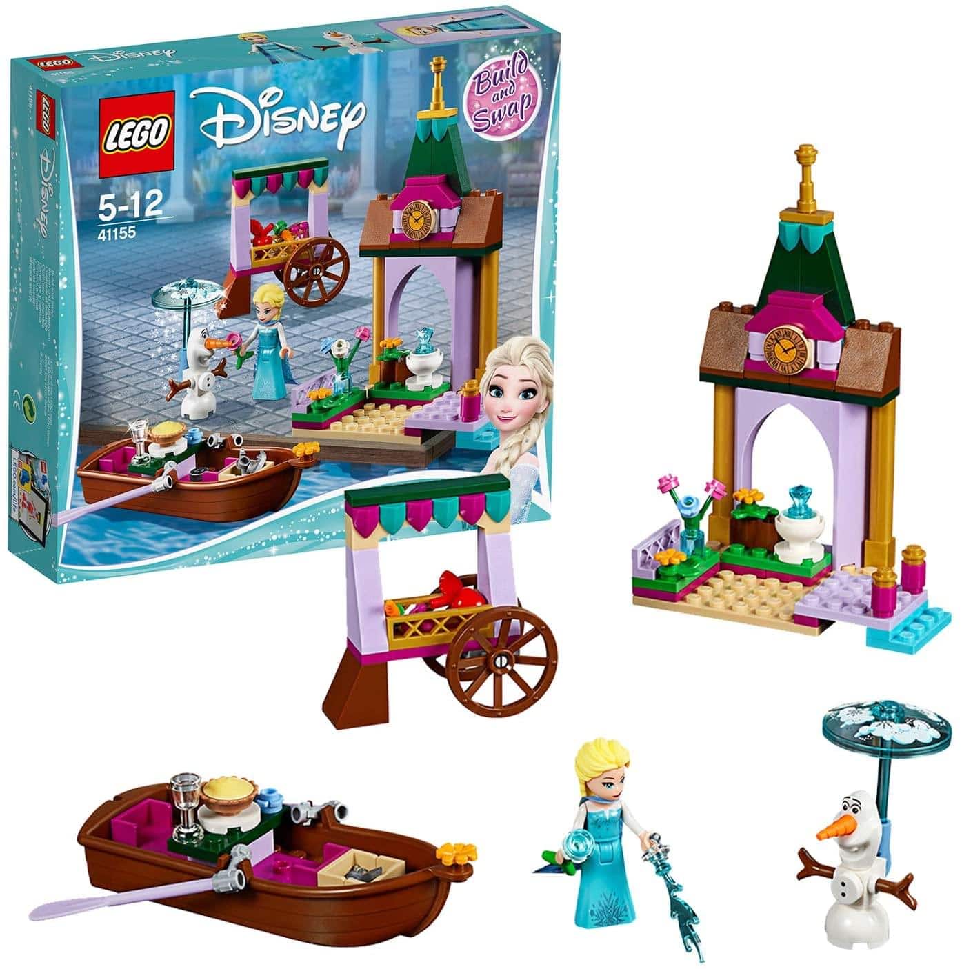 LEGO - Disney Frozen 41155 Elsa Market Adventure 125 Piece Building Set - Blue