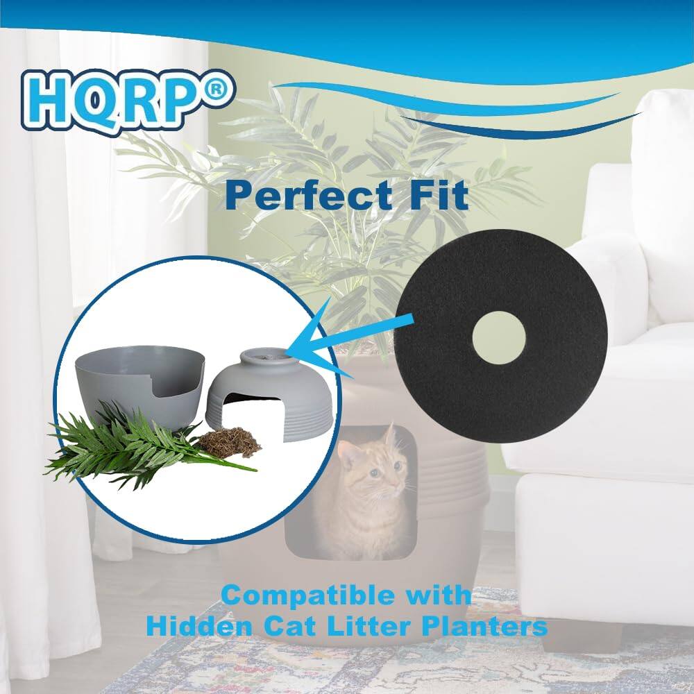 HQRP®  
Perfect Fit  
Compatible with Hidden Cat Litter Planters