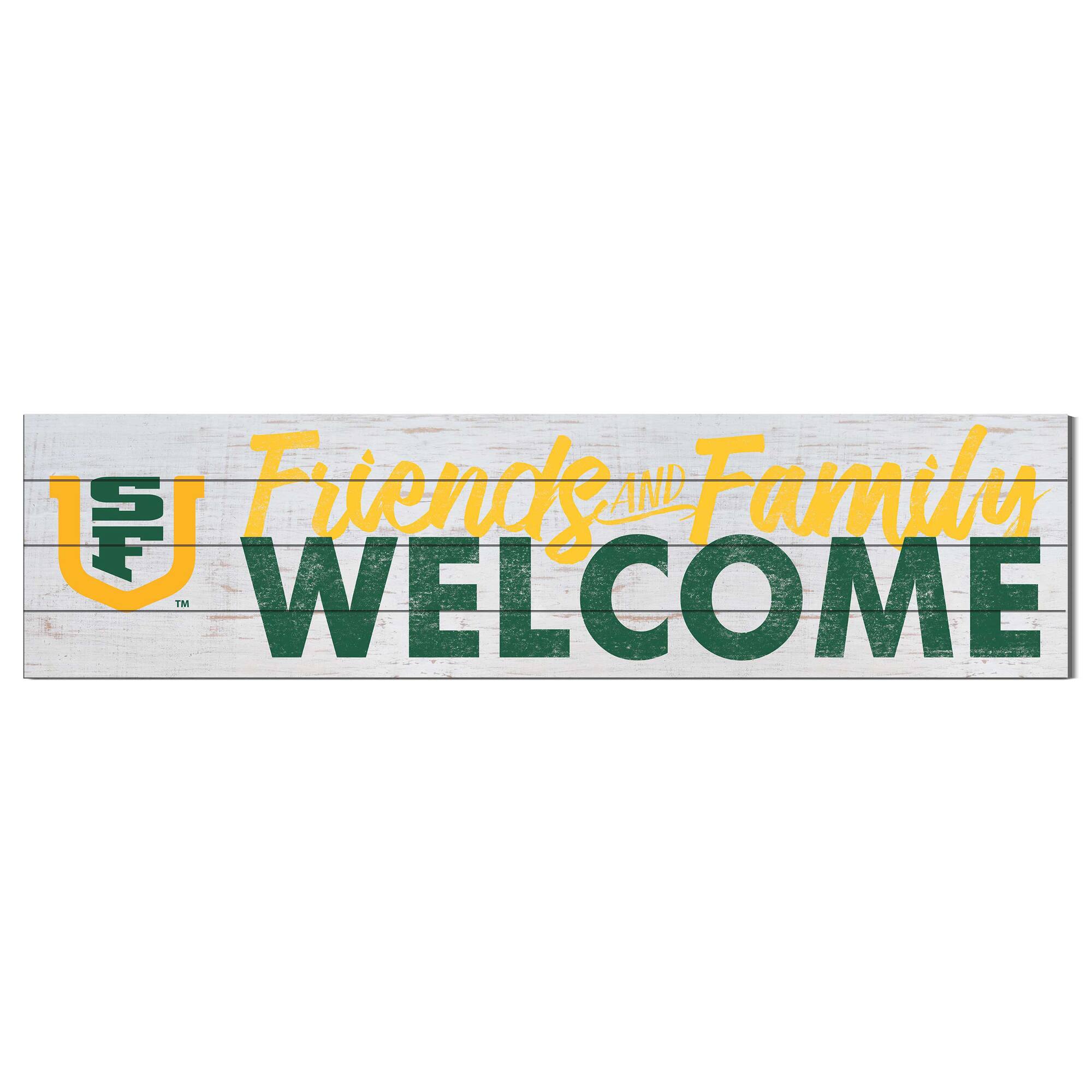 San Francisco Dons 10" x 40" Friends & Family Welcome Sign