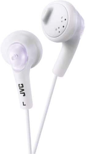 PopMarket - JVC HA-F160-W-K Gumy EarBud Headphones (Coconut White) - HEADPHONES - Multicolor