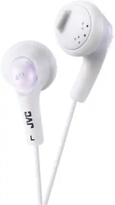 PopMarket - JVC HA-F160-W-K Gumy EarBud Headphones (Coconut White) - HEADPHONES - Multicolor