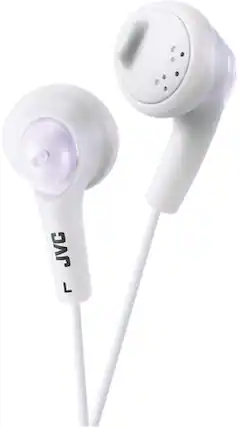 Front. PopMarket - JVC HA-F160-W-K Gumy EarBud Headphones (Coconut White) - HEADPHONES - Multicolor.