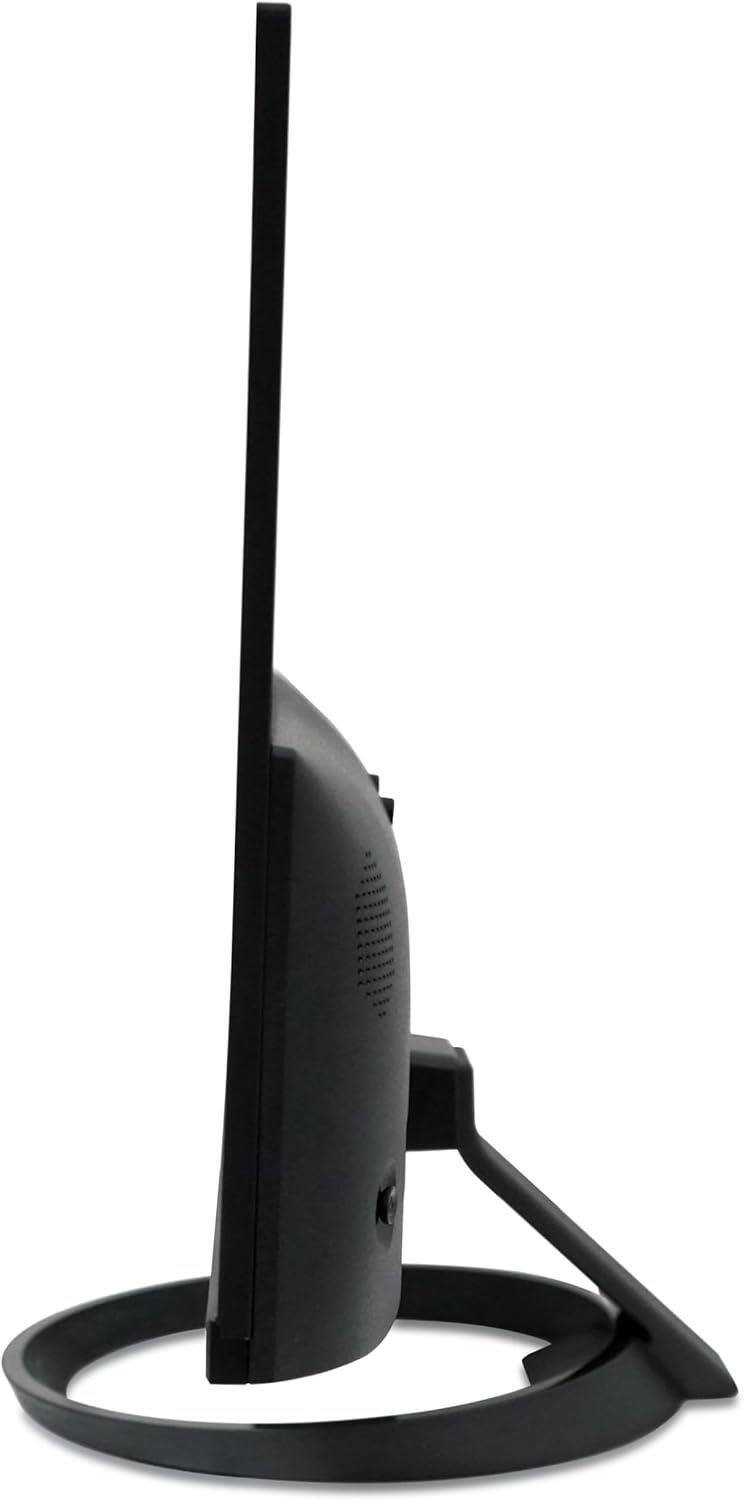 Back. Acer - R0 Series 27" IPS Monitor – Full HD 1920x1080, 120Hz ZeroFrame Design, HDMI & VGA - Black.