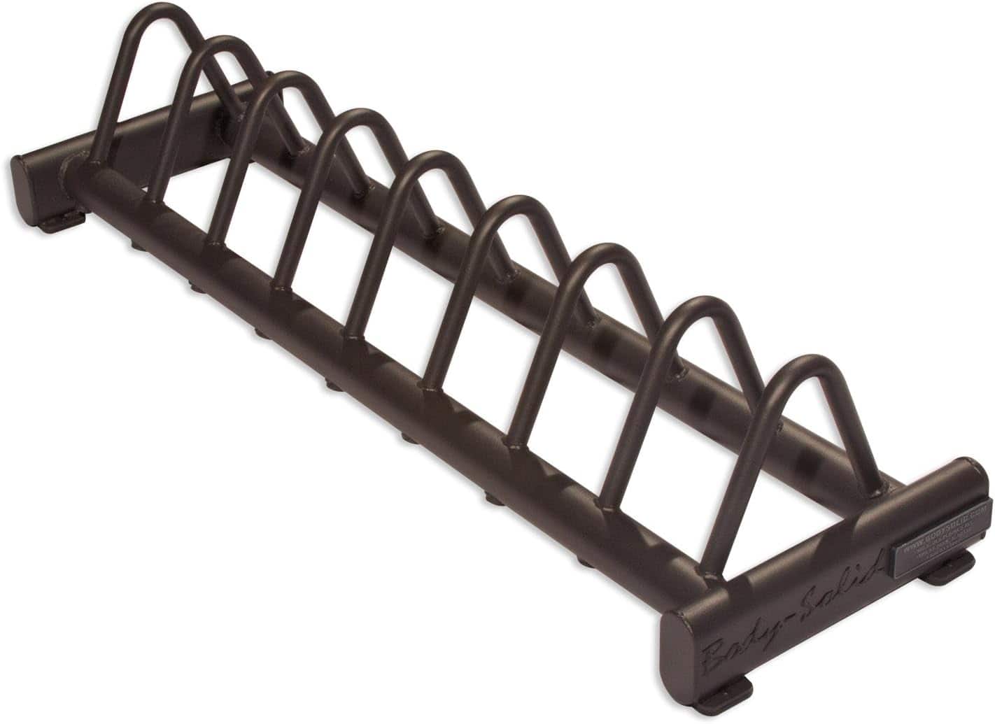 Amber Sporting Goods - Body-Solid (GBPR10) Horizontal Bumper Plate Rack - 8-Slot Storage for Olympic Bumper Plates - Color May Vary price history on PriceWatchPro