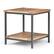 Angle. Simpli Home - Skyler SOLID MANGO WOOD and Metal 22 inch Wide Square Industrial End Table in Natural - Natural.