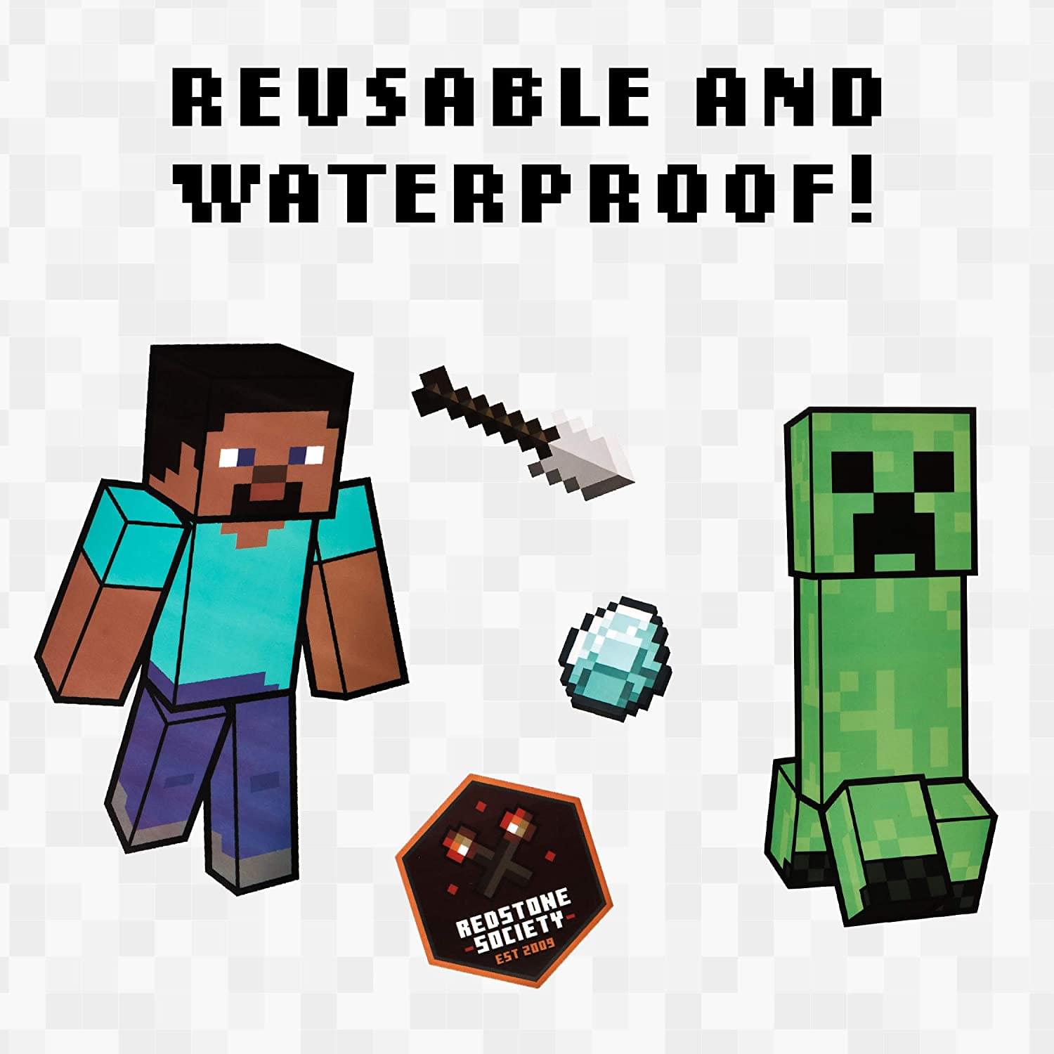 REUSABLE AND WATERPROOF!

REDSTONE SOCIETY
EST 2009