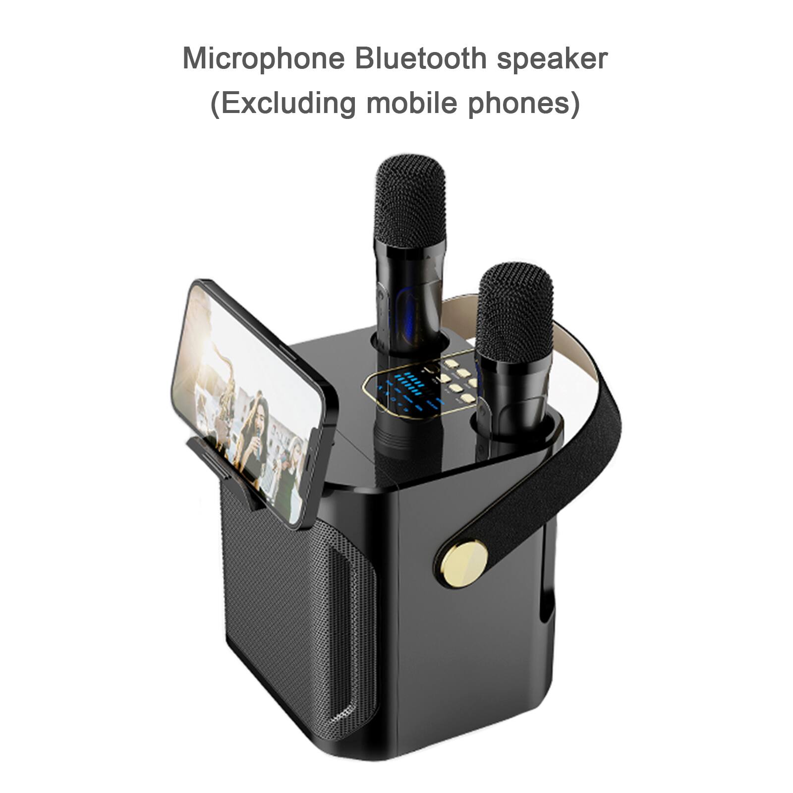Microphone Bluetooth speaker  
(Excluding mobile phones)